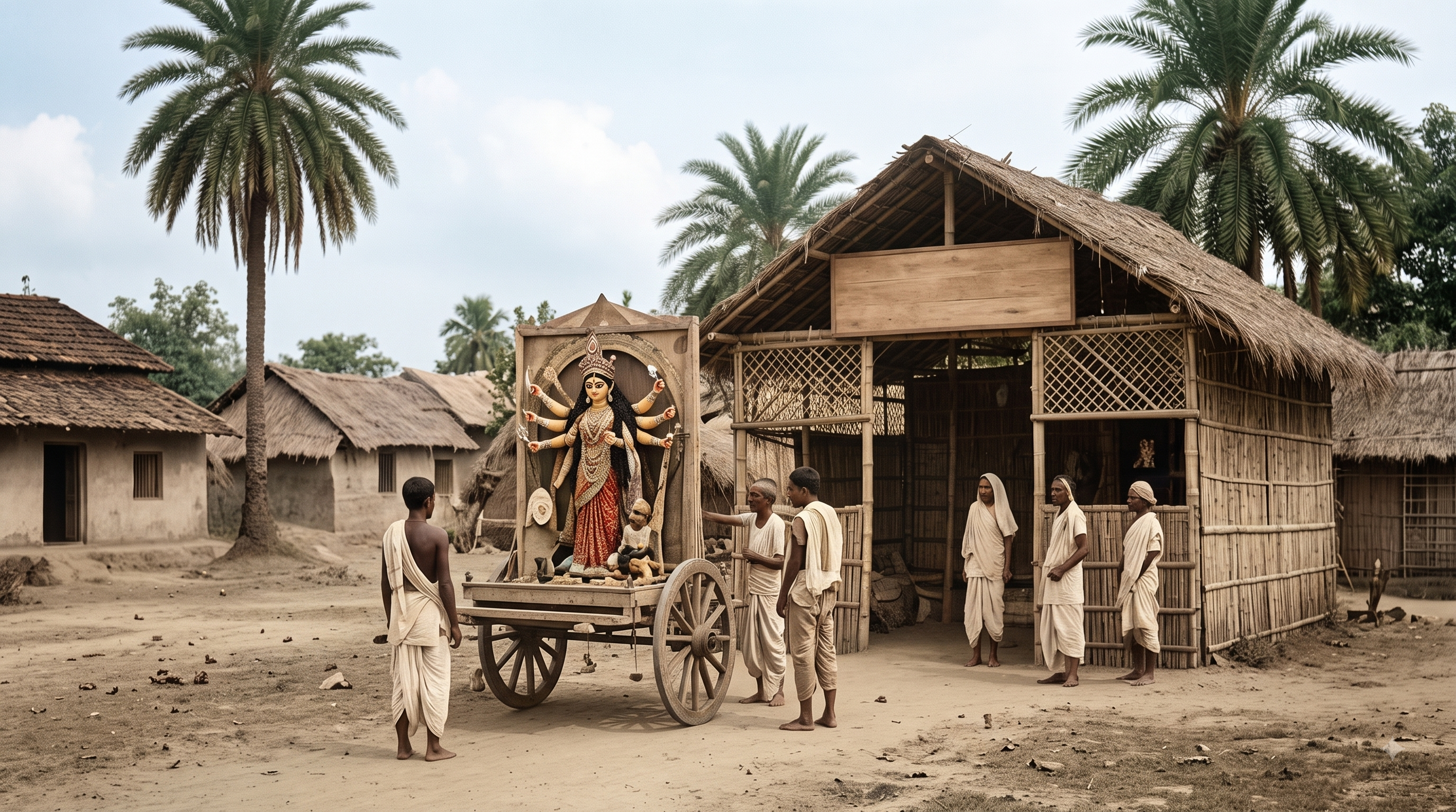 Early history of Protappur Baroari Durga Puja