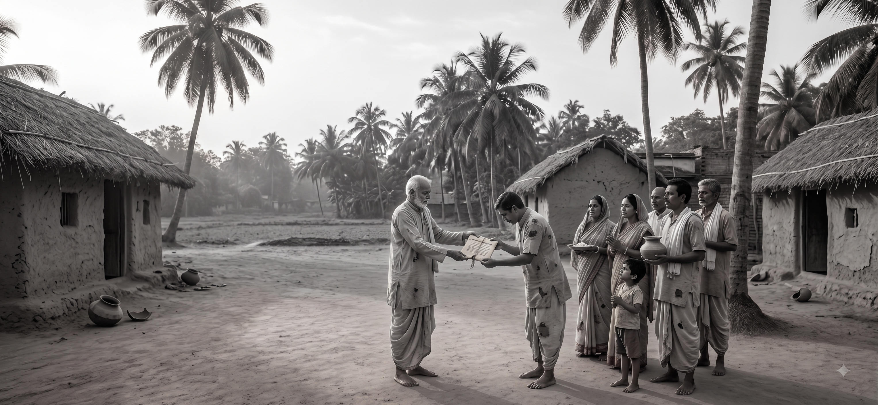 Land donated for the temple