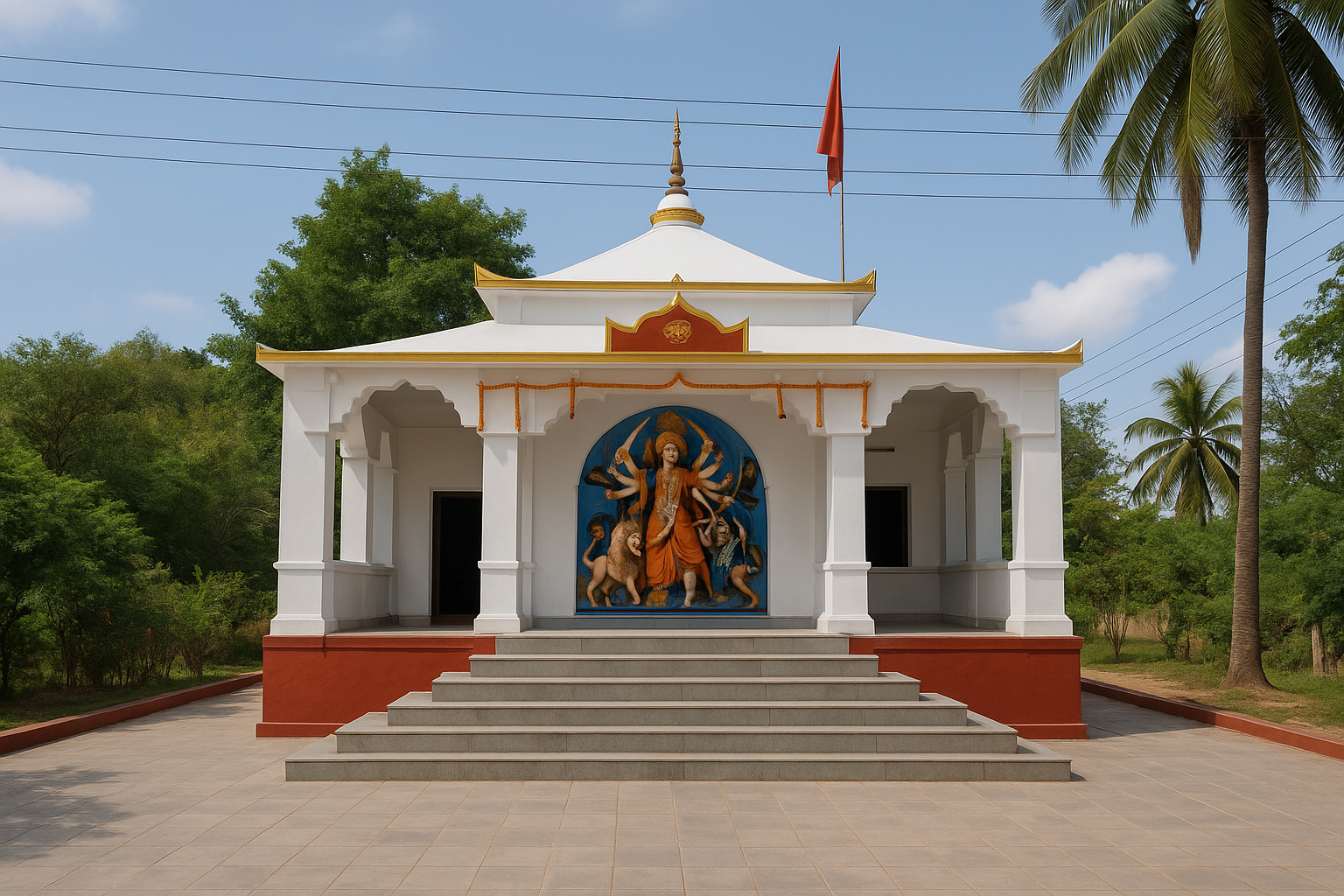 Temple architectural detail