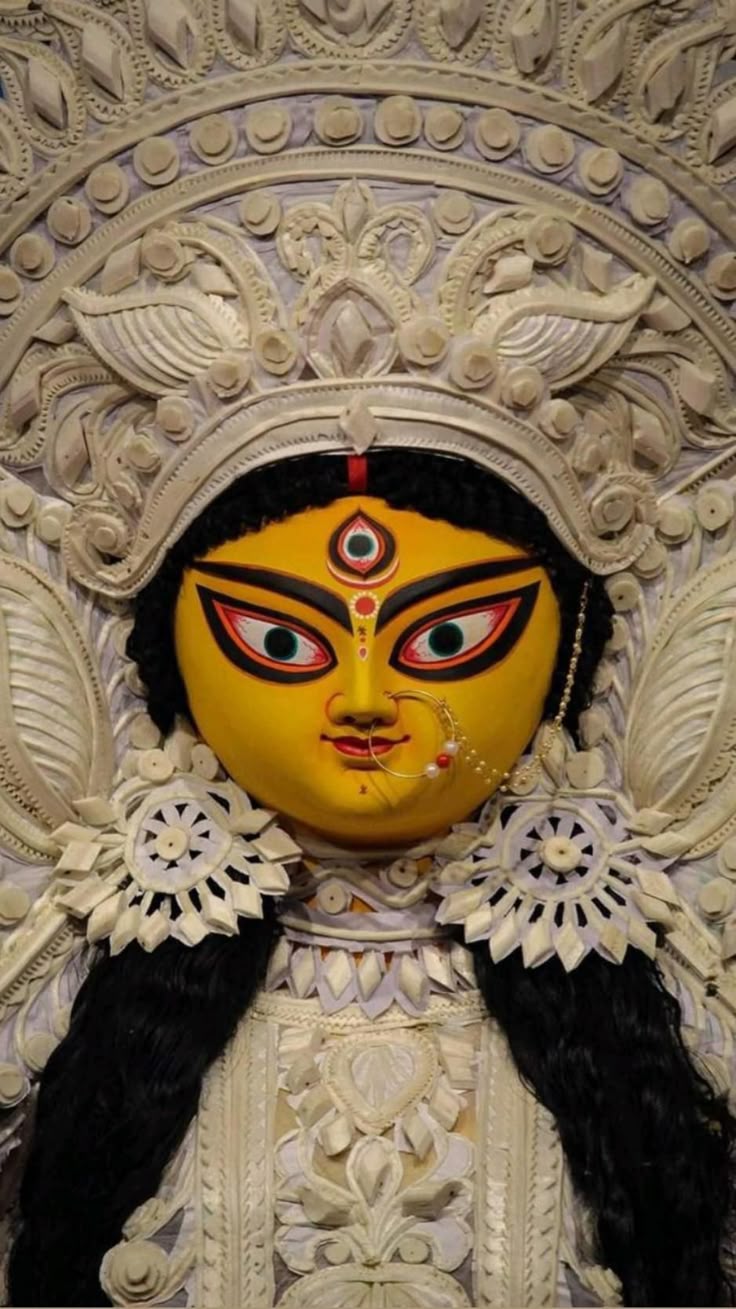 Interior of Shri Shri Durga Temple